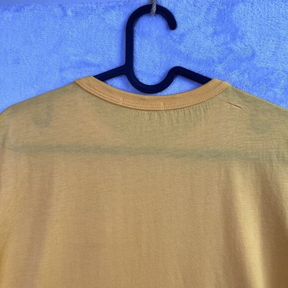 Marine Layer Yellow T-Shirt Nature Valley Women's Medium Short Sleeve Stretch - Picture 12 of 13